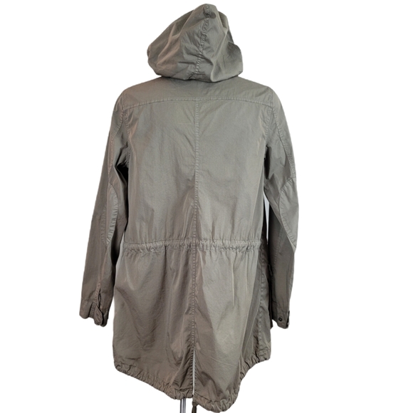 JAMES PERSE YOSEMITE Utility Jacket Taupe Hoodie Size 2 - Picture 5 of 13